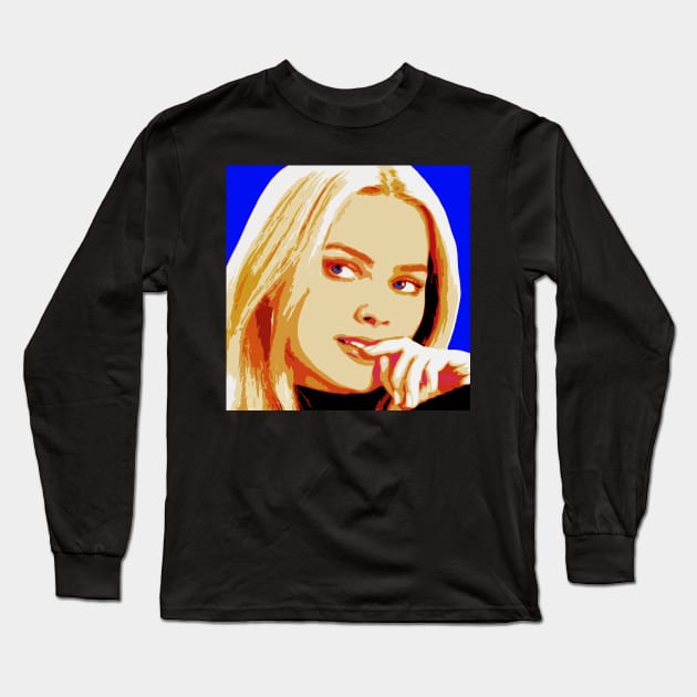 margot robbie Long Sleeve T-Shirt by oryan80